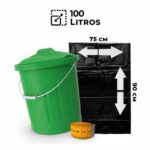 SACOS PARA LIXO LINHA PADRÃO 100L / 10KG - 100un C/ST - Imagem 2